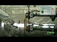 GR630-1900 Aplicación de robots de pintura en piezas de automóviles sobre eje