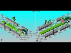 Solución de llave de giro de la pintura tecnología de simulación fuera de línea